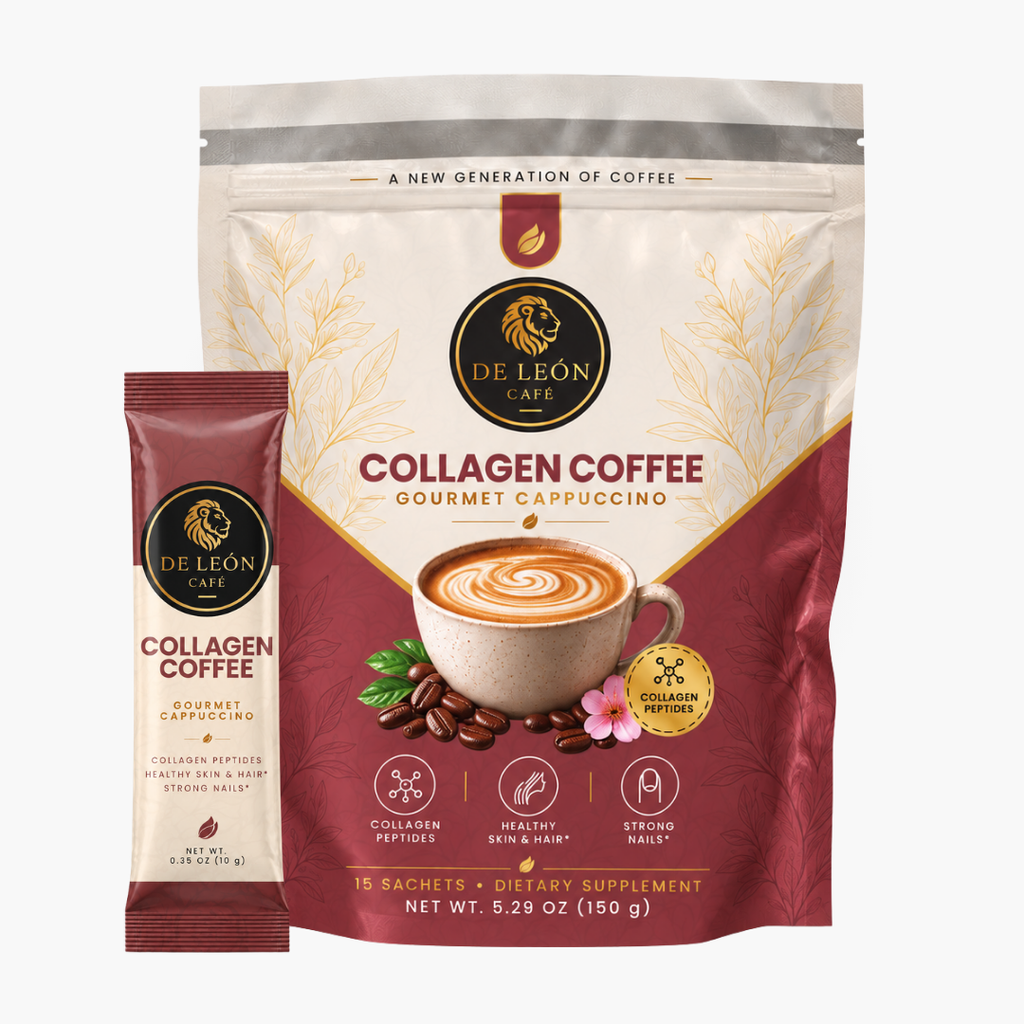 De Leon Cafe: Collagen · Cappuccino Coffee